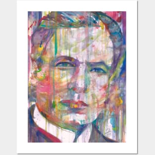 RUBEN DARIO watercolor portrait Posters and Art